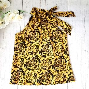 🆕️ Silk Halter Top With Neck Bow Blouse